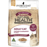 Ivory Coat Adult Chicken & Roo in Gravy 85g 12pk - Furbabies Online